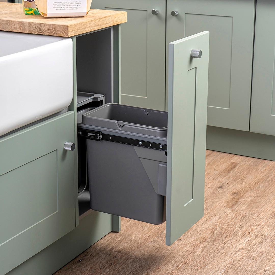 An image of Caple Base Mounted 25L Pull Out Bin