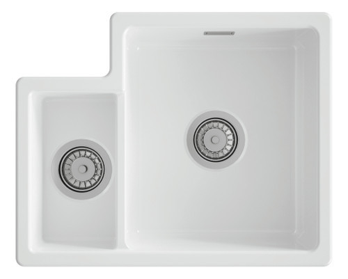 An image of Austen & Co. Atri 1.5 Bowl Inset & Undermount Ceramic Kitchen Sink