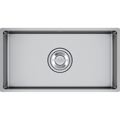 An image of Franke BDX 210/110-80 Undermount Single Bowl Kitchen Sink - Stainless Steel