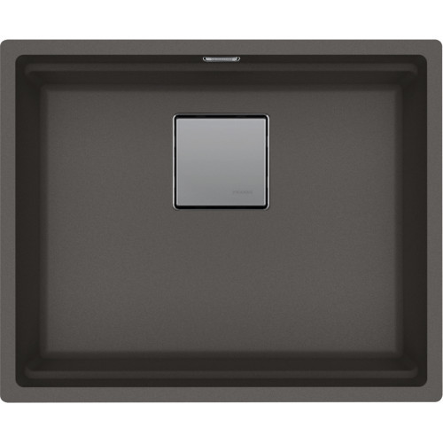 An image of Franke Kubus KNG PRO 110 52 Fragranite Undermount Single Bowl Kitchen Sink - Sla...