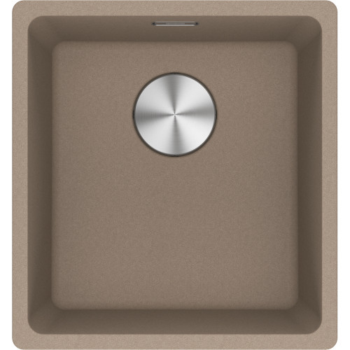 An image of Franke Maris MRG 610-37 Fragranite Inset Single Bowl Kitchen Sink - Oyster