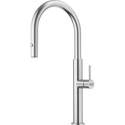 An image of Franke Pescara J Pull Down Spray Tap - Stainless Steel