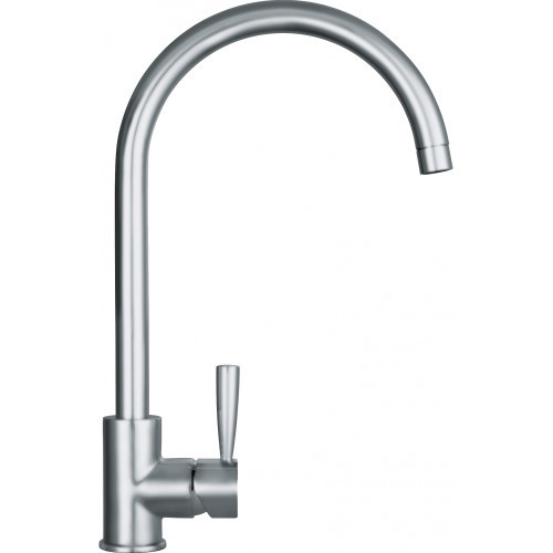 An image of Franke Fuji Plus Swivel Spout Mixer Tap - Decor Steel