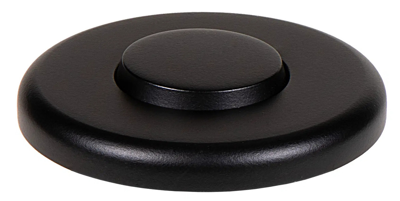 An image of InSinkErator Pioneer Decorative Sink Top Air Switch Button - Matte Black