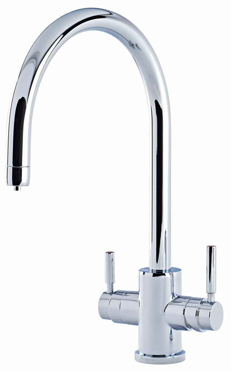 An image of Perrin and Rowe Phoenix 3 in 1 Instant Hot Water Tap with C Spout, Digital Tank ...