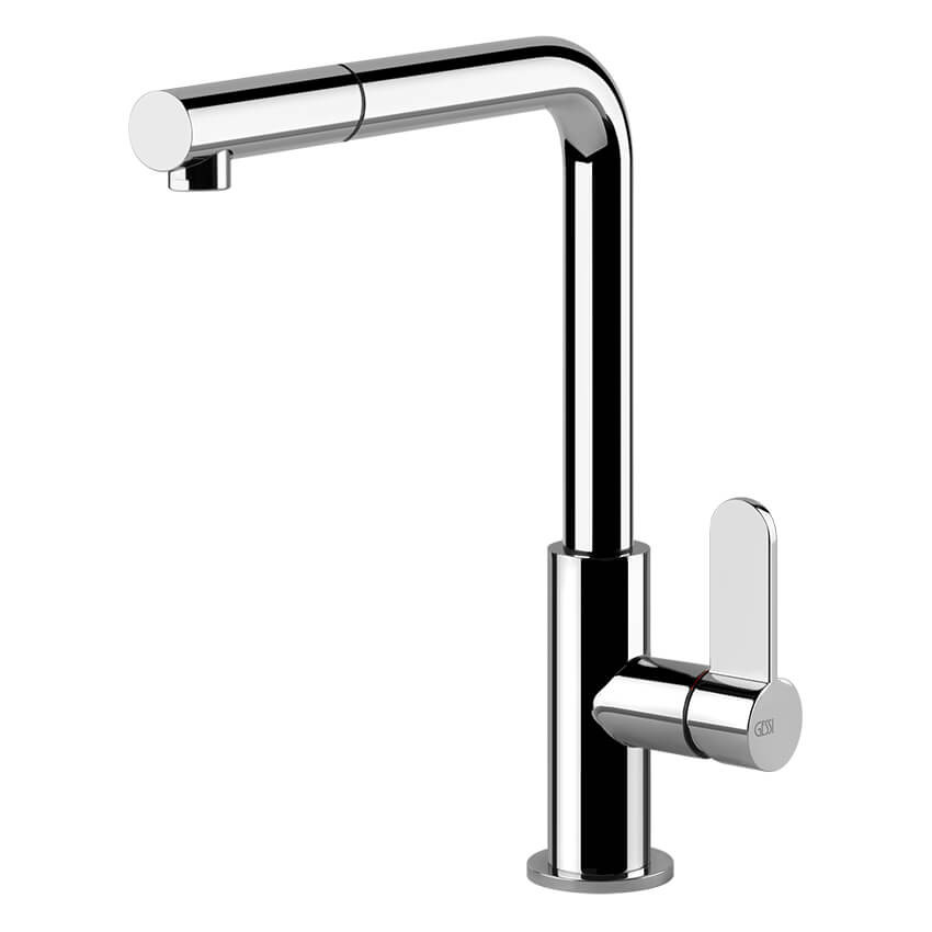 An image of Gessi ASPIRE Curved Pull-Out Tap