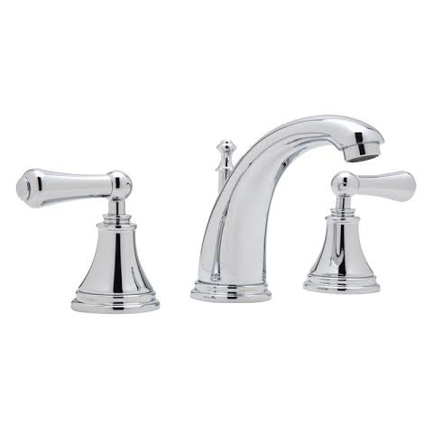 An image of Perrin & Rowe 3712 Three Hole Mixer Set Tap, Lever Handles