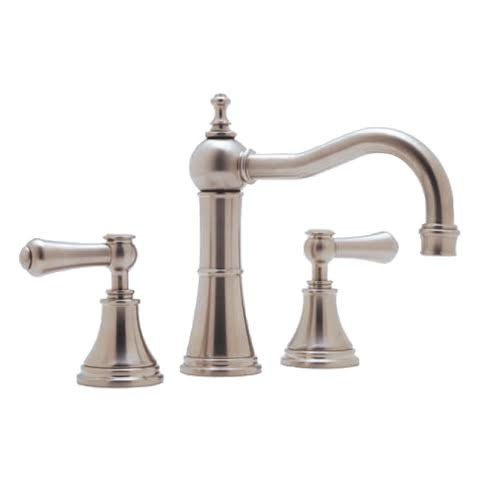 An image of Perrin & Rowe 3723 Three Hole Mixer Set Tap, Lever Handles