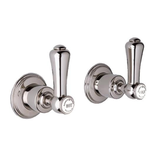 An image of Perrin & Rowe 3772 Pair Of Wall Valves, Lever Handles