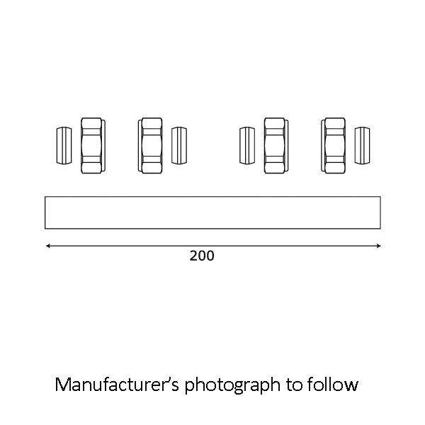 An image of Perrin & Rowe 3251 90 - 130mm Mixer Connection Kit