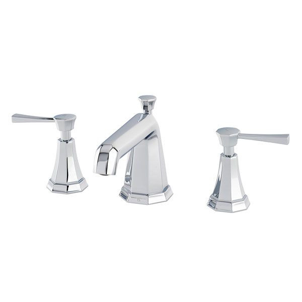 An image of Perrin & Rowe 3141 Three Hole Basin Mixer Tap, Lever Handles