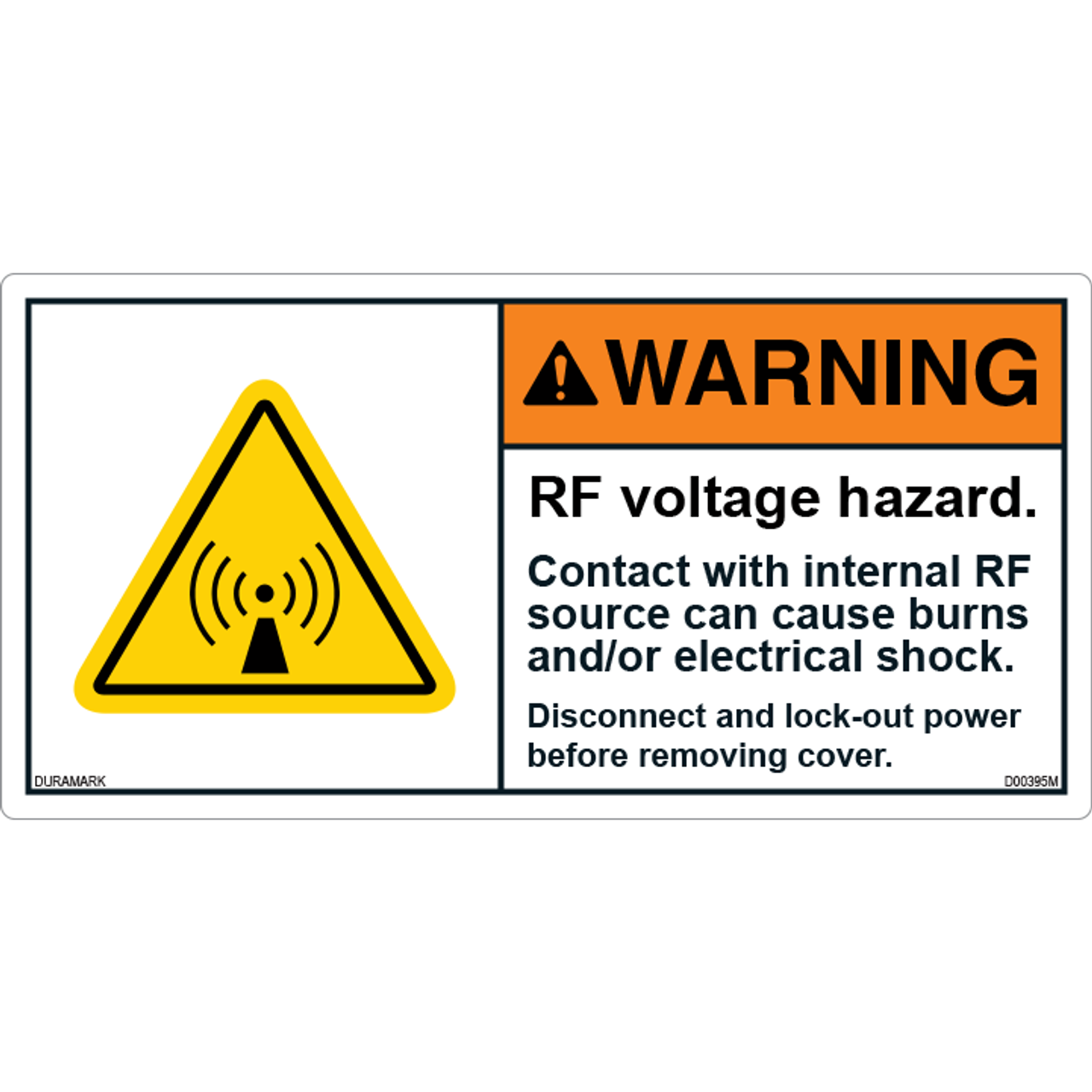 rf radiation warning signs