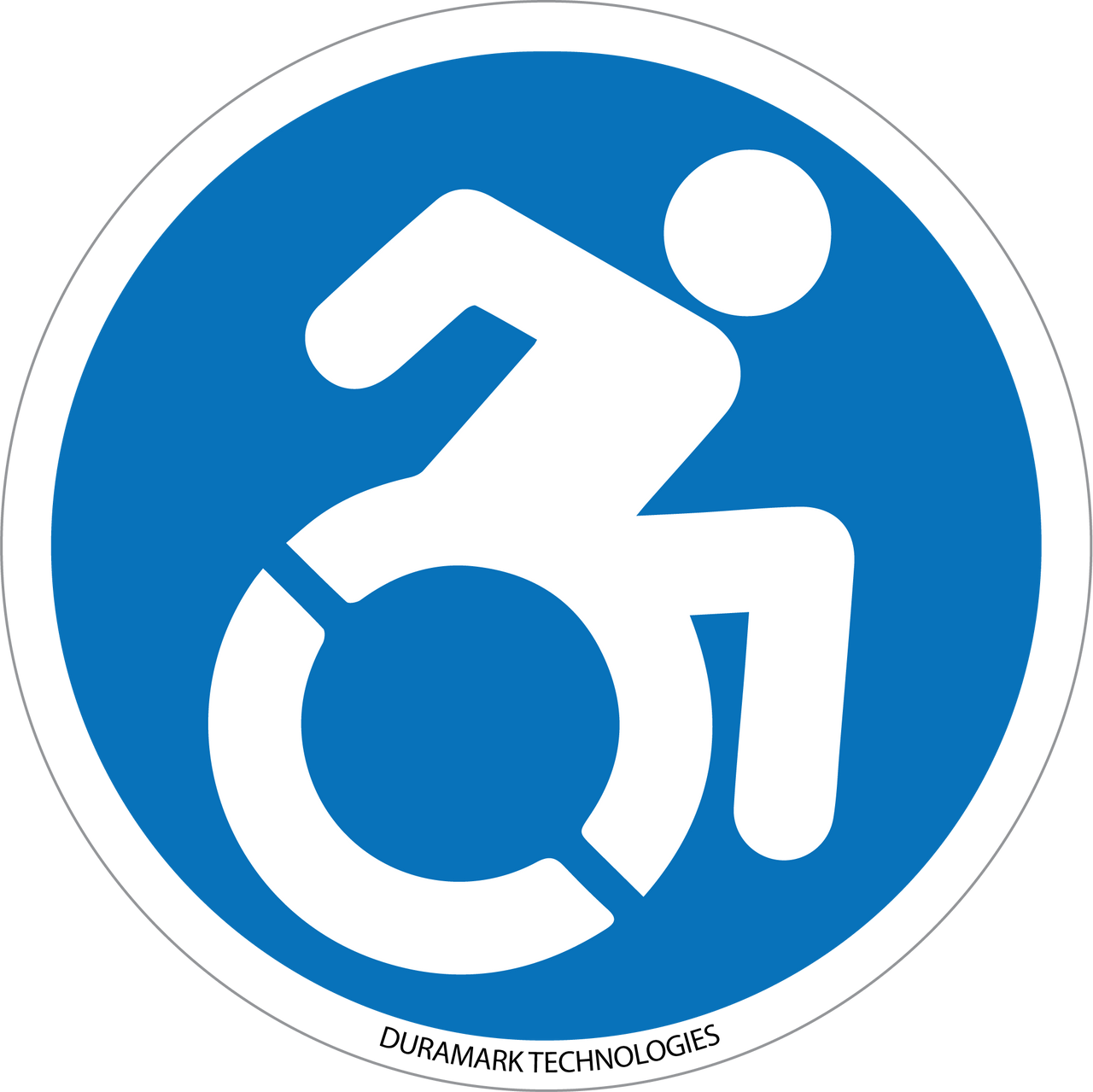 Mandatory - Dynamic Accessible Symbol - ISO Circle Safety Label