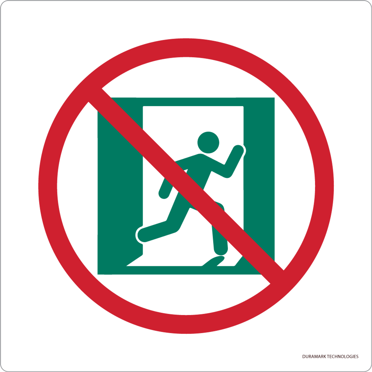 no stairs sign