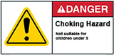 Choking Hazard Safety Labels