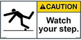 Watch Your Step Safety Labels