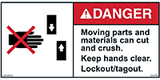 Moving Parts Safety Labels