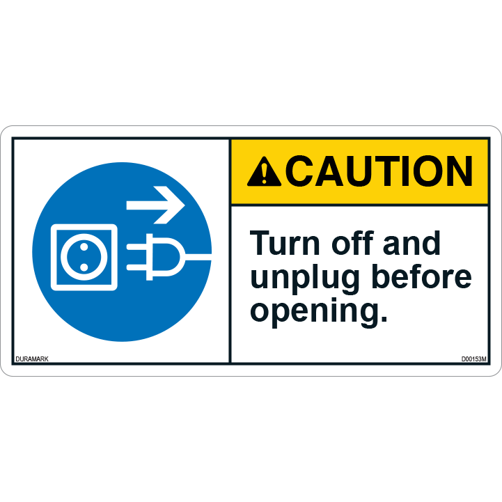 Electrical Safety Labels, Decals & Stickers DuraMark Technologies
