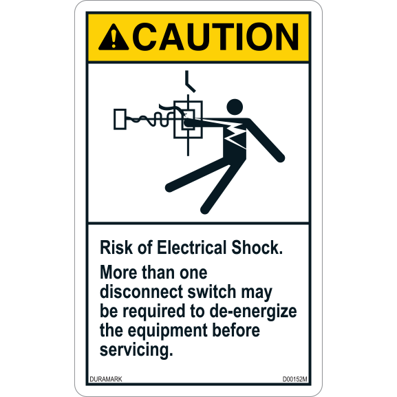 Electrical Safety Labels, Decals & Stickers DuraMark Technologies