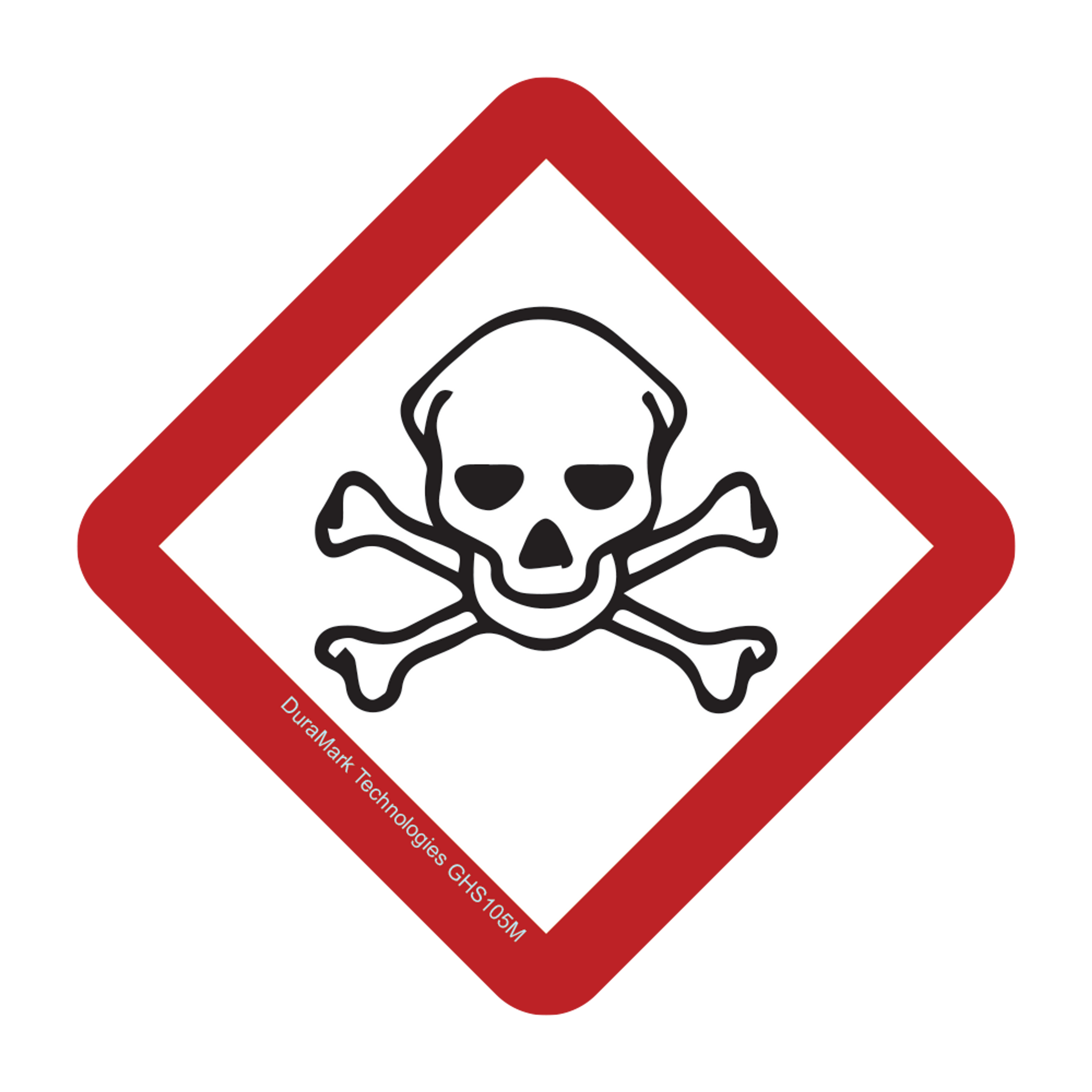 GHS Skull and Crossbones Symbol Label