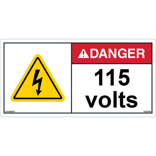 Electrical Labels | Caution Warning Danger Labels | DuraMark