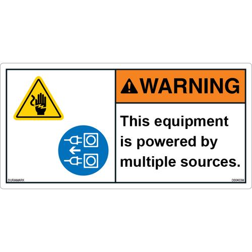 Electrical Labels | Caution Warning Danger Labels | DuraMark