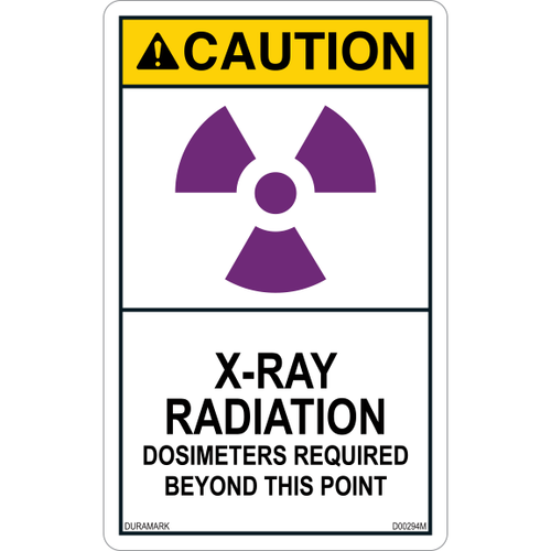 X-Ray Safety Labels | Caution Warning Danger Labels | DuraMark
