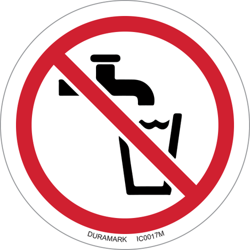 ISO safety label - Circle - Prohibited - Do Not Switch