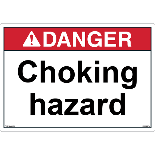 Choking hazard warning wording