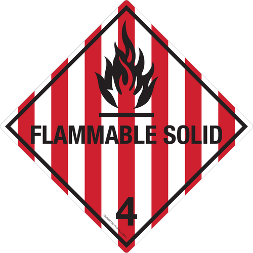 DOT Flammable Solid 4