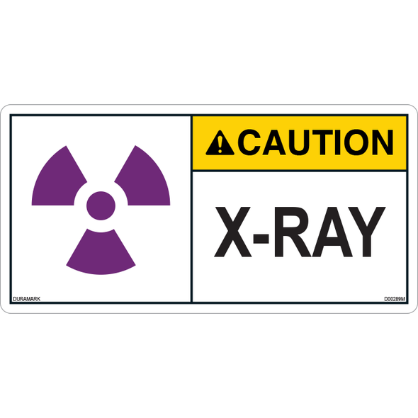 ANSI Safety Label - Caution - X-Ray