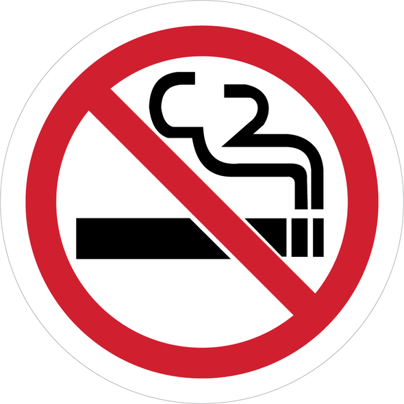 No Smoking Symbol Label