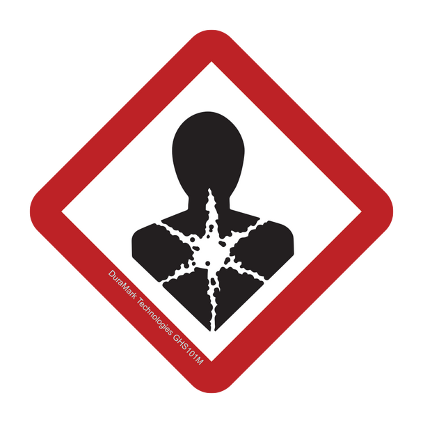 GHS Health Hazard Symbol Label