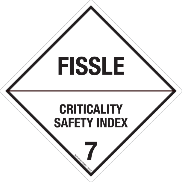 DOT Fissile Criticality Safety Index