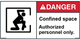 Confined Space Safety Labels