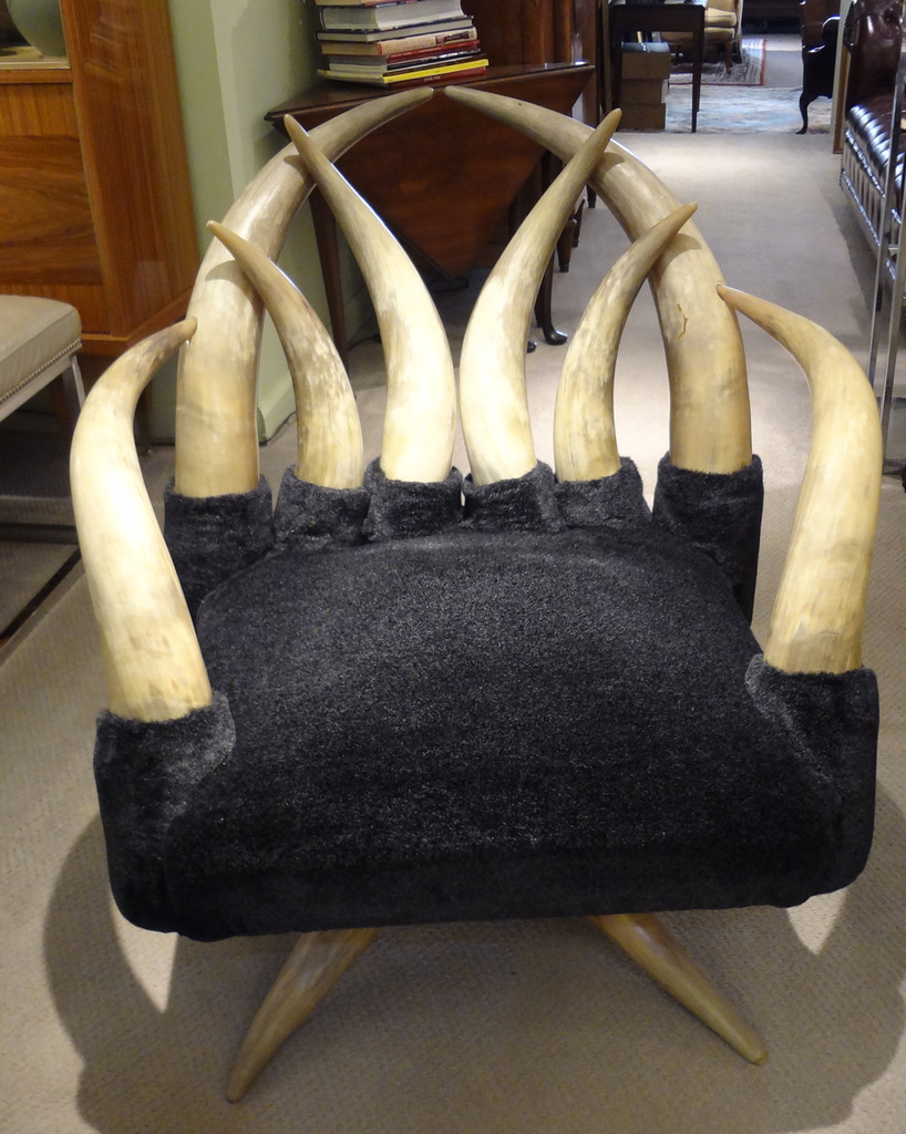 South Western Vintage Steer Horn Chair