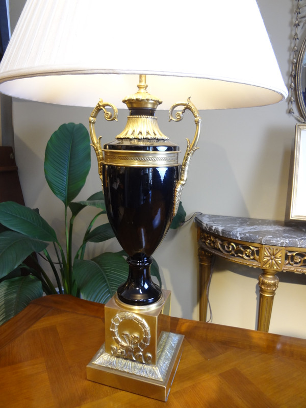 French Empire Style Lamp by Warren Kessler