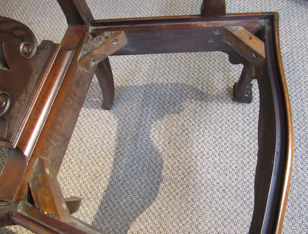 Mahogany Chippendale Style Armchair