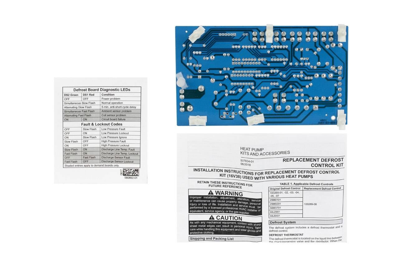 N・_・N Lennox 16V38 Defrost Control Board
