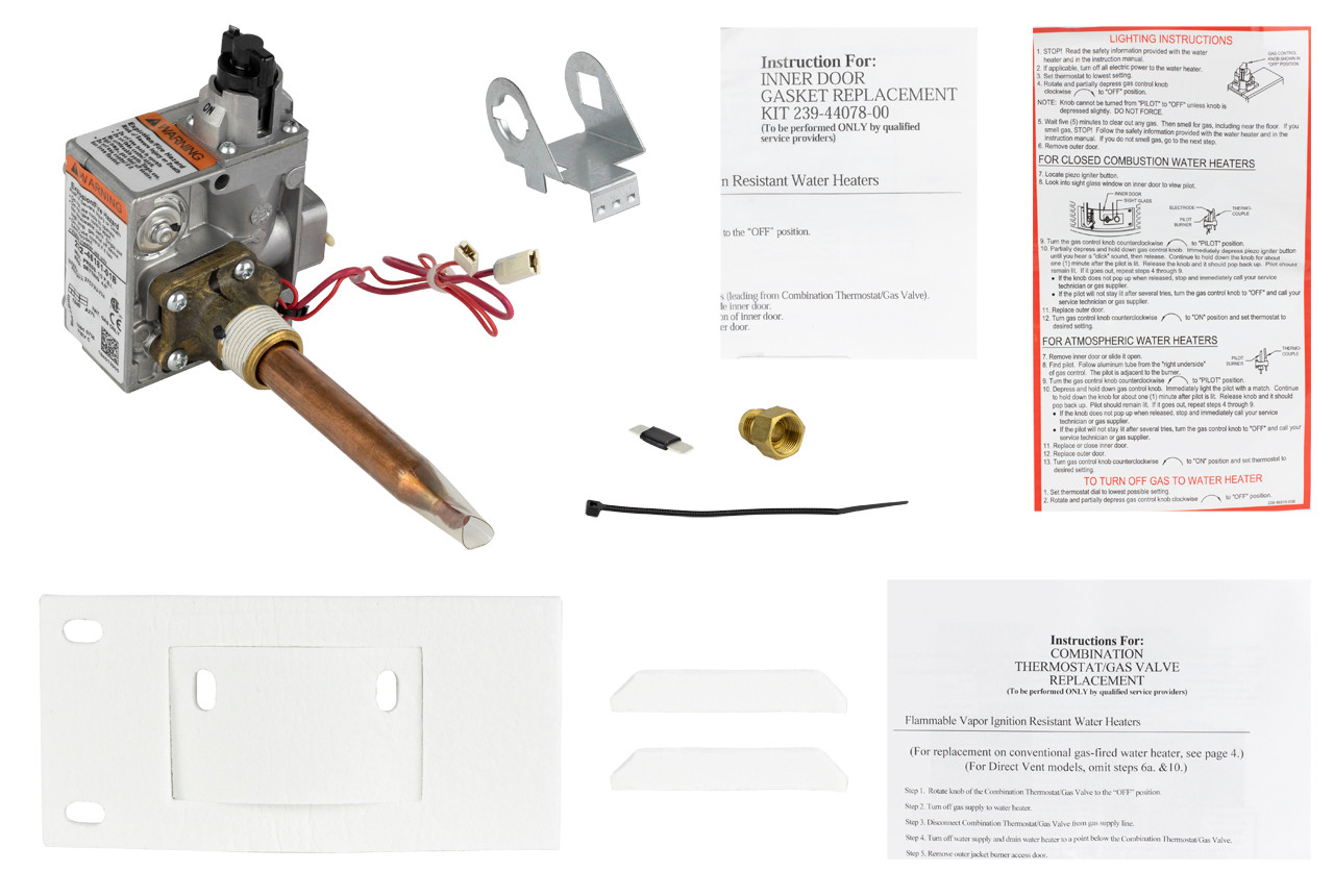 Bradford White 265-46181-01 Gas Control Valve Kit - Technical Hot