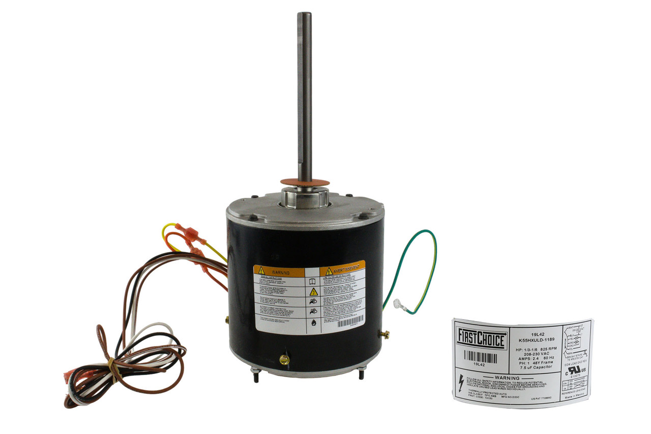 Lennox 19L42 Condenser Fan Motor - Technical Hot & Cold Parts