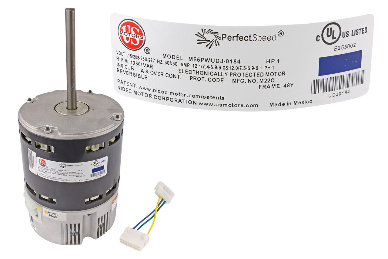 Ecm Blower Furnace Fan Speed Colors 1/2 HP Programmable ECM Blower Motor, 208-230/50-60/1 – Surplus City