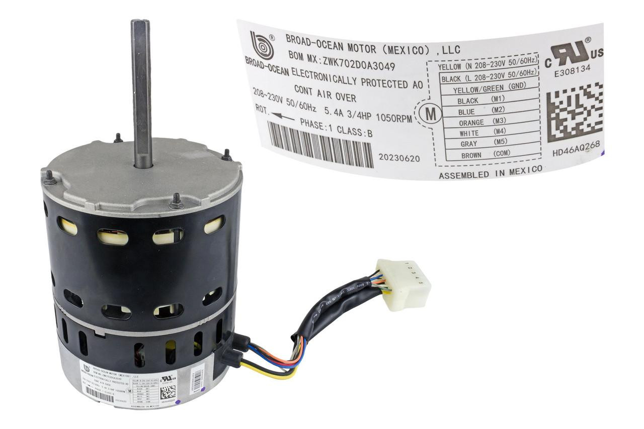 Carrier HD46AQ268 ECM Blower Motor Assembly - Technical Hot & Cold