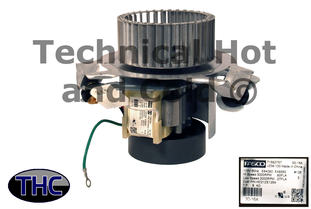 Carrier 326628-761 Draft Inducer Motor Assembly - Technical Hot