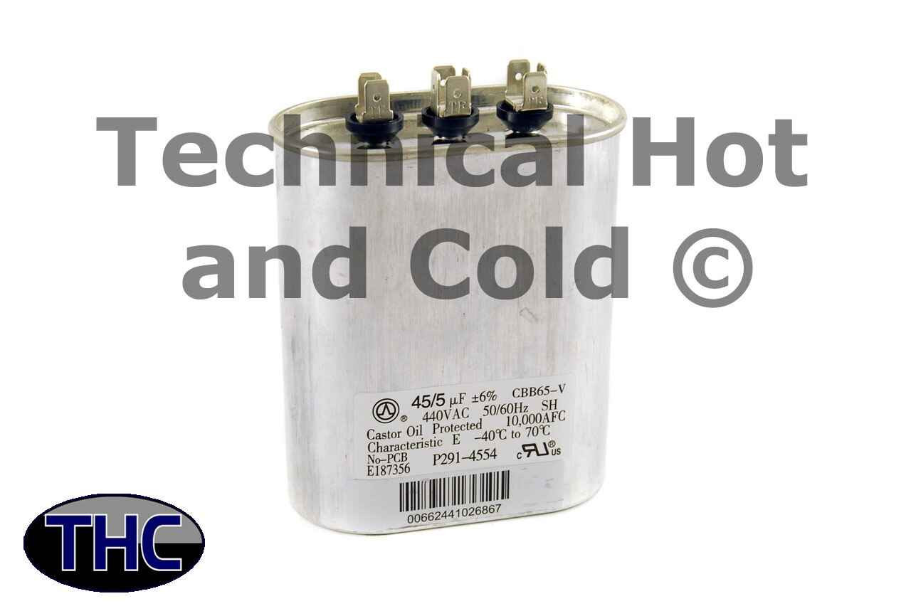 Carrier P291-4554 Dual Run Capacitor