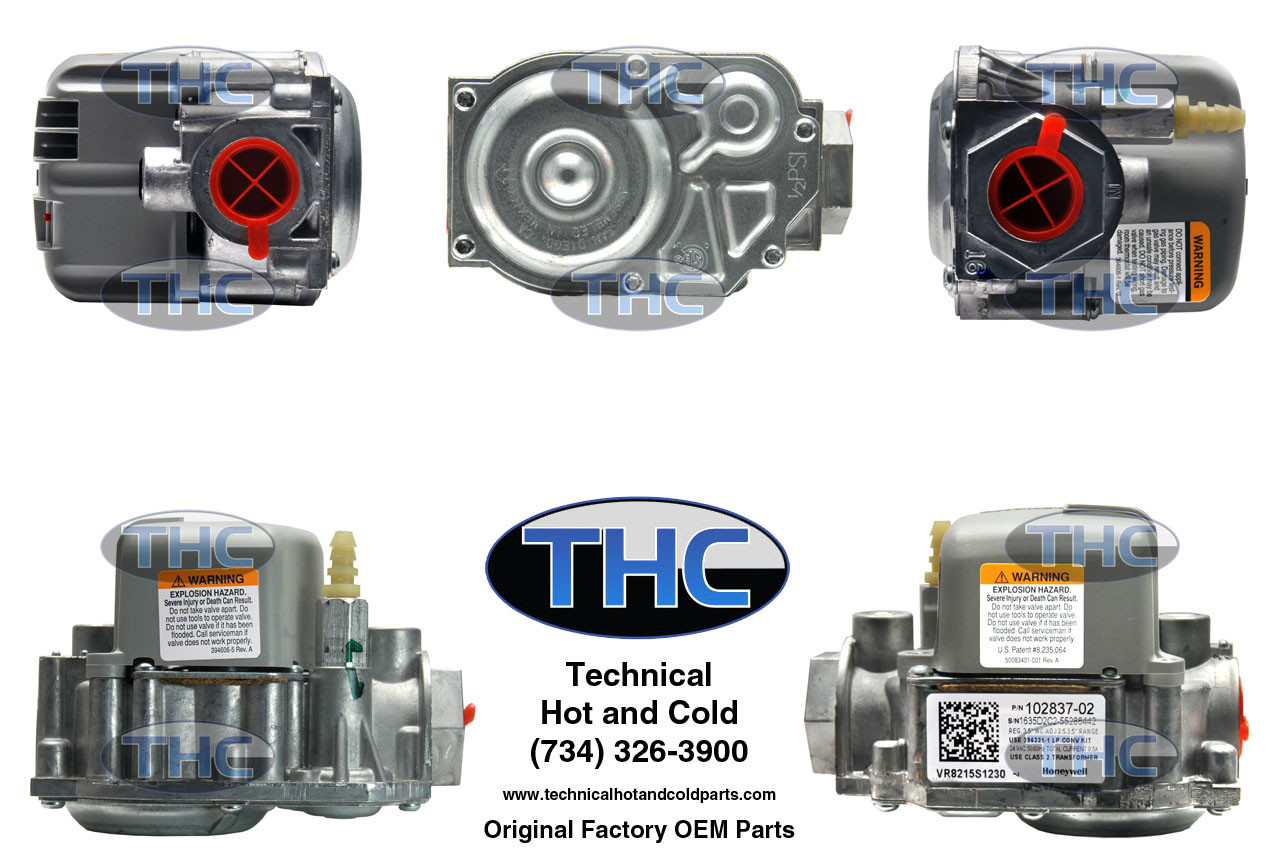 Lennox 74W26 Gas Valve - Technical Hot & Cold Parts
