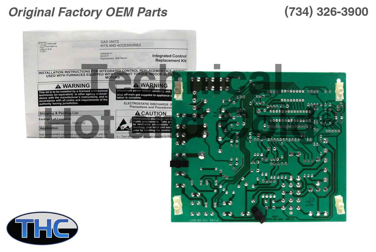 Lennox 85W79 Integrated Furnace Control Board
