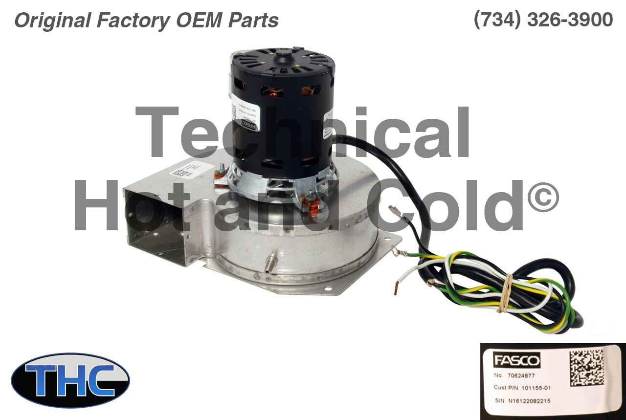 Lennox 88J38 Draft Inducer Motor Assembly