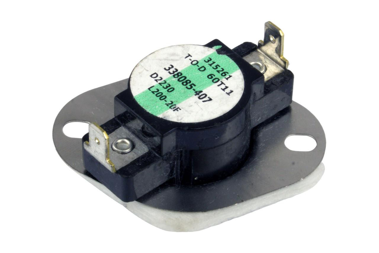 Carrier 338096-707 Limit Switch w/ Gasket