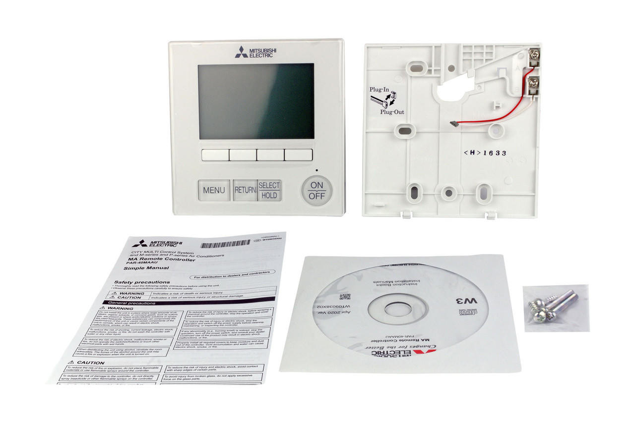 Mitsubishi Electric Corporation PAR40MAAU Wired Ma Remote Controller